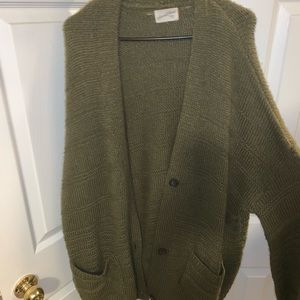 NWOT Universal Thread 3X Olive Cardigan